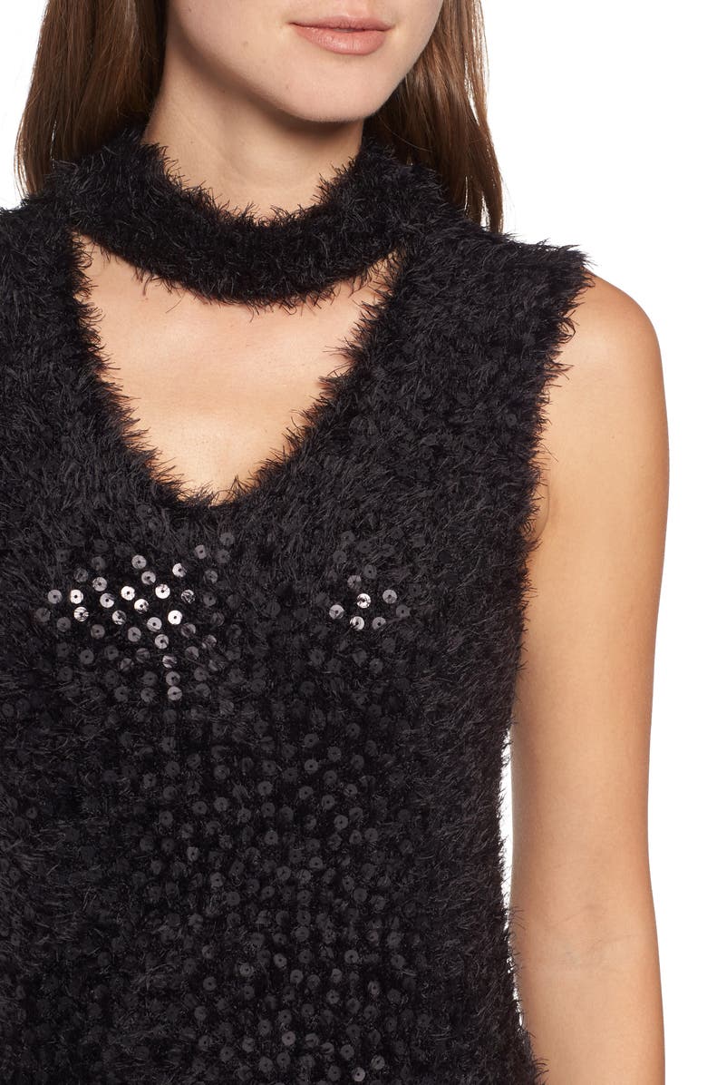 NIC+ZOE Cozy Sequin Dress, Alternate, color,