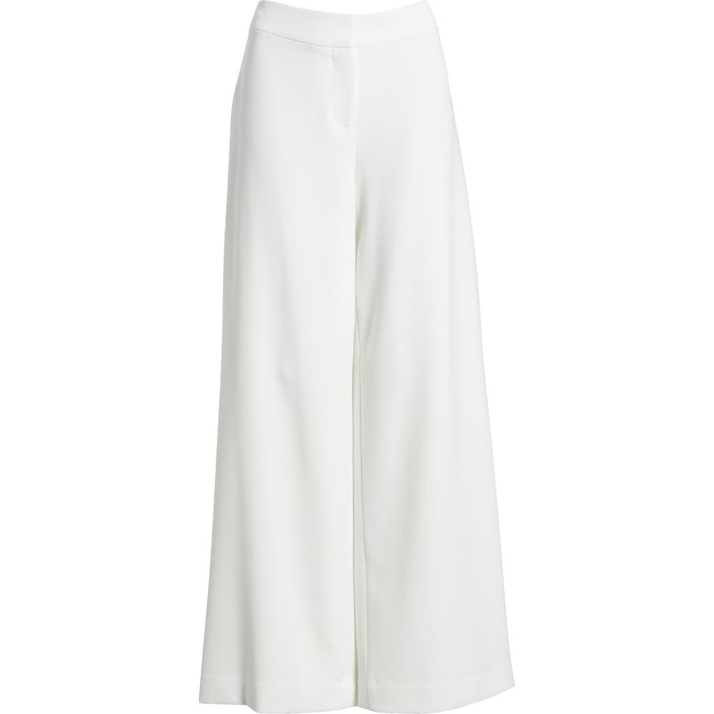 Tahari Asl Wide Leg Pants In White
