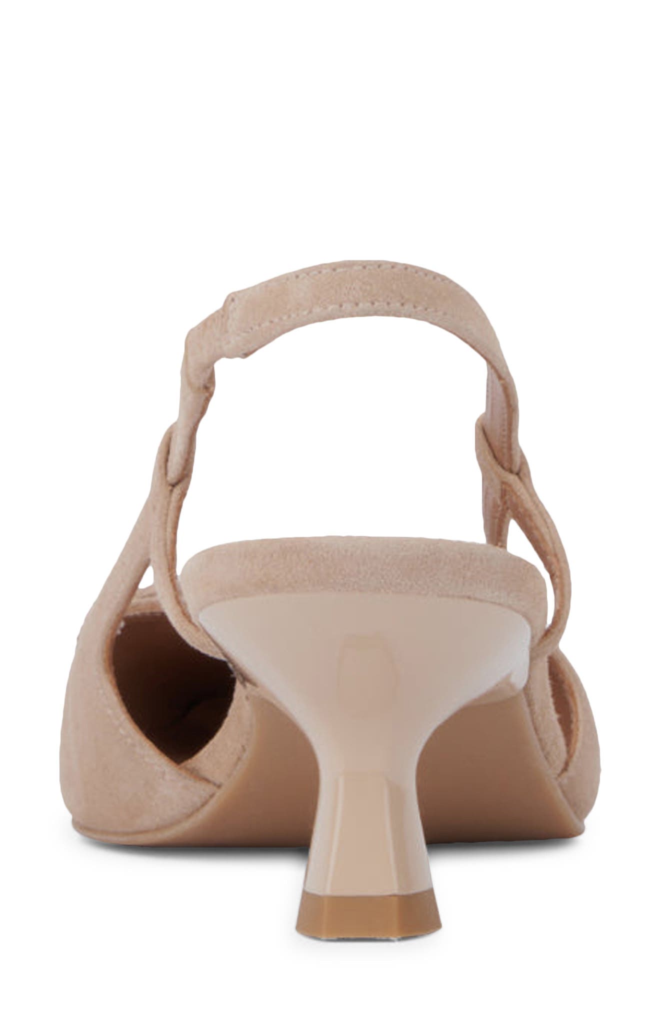 Aquatalia Arabella Kitten Heel Weatherproof Slingback Pump, Alternate, color, Almond