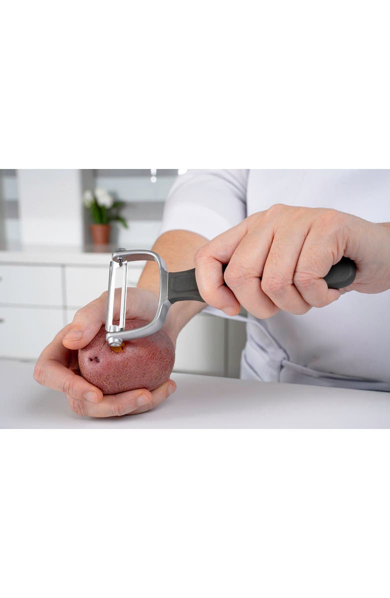 CUISIPRO 6-Inch Y-Peeler, Charcoal Grey, Alternate, color, Gray