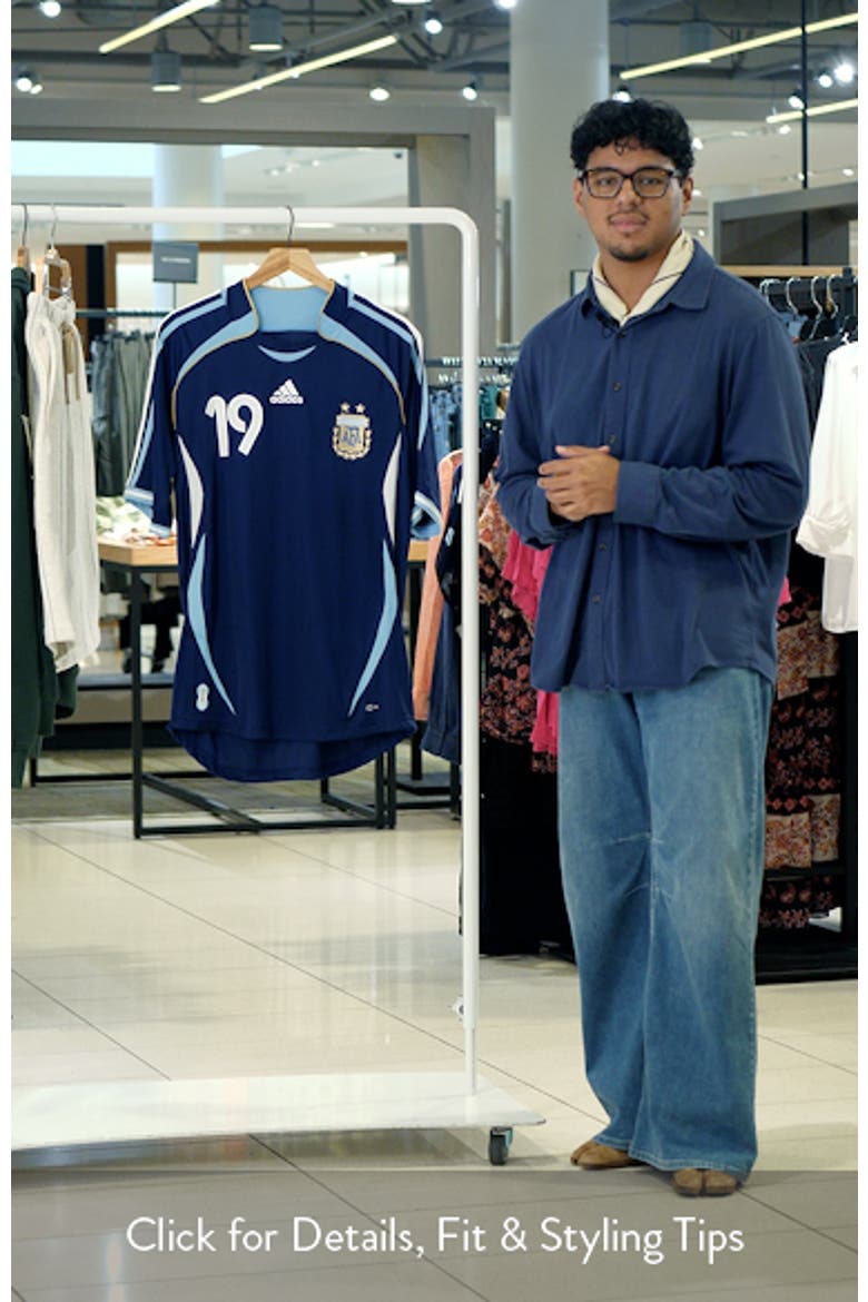 Men's adidas Lionel Messi Navy Argentina National Team 2006 Bringback  Away Jersey video