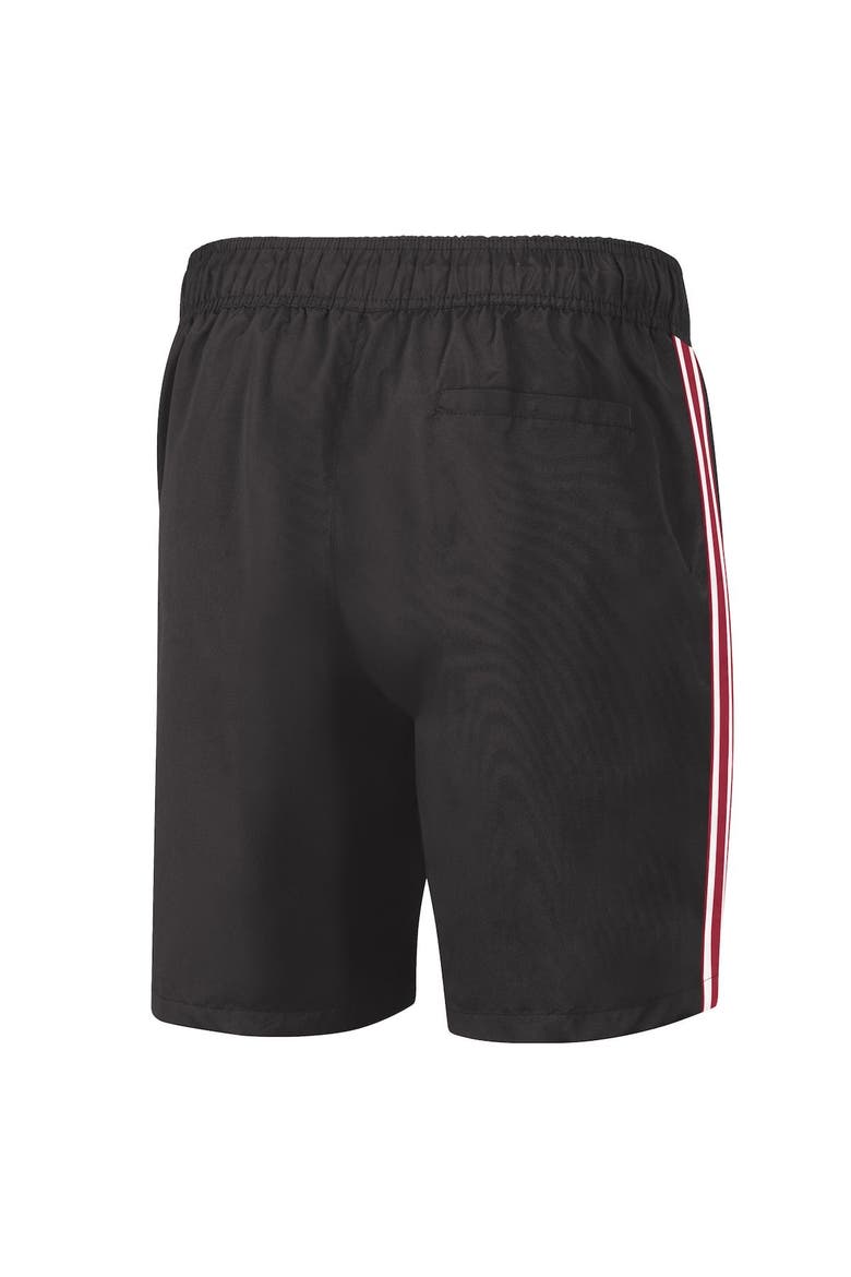 Men's G-III Sports by Carl Banks Black Miami Heat Sand Beach Volley Swim Shorts, Alternate, color, Black