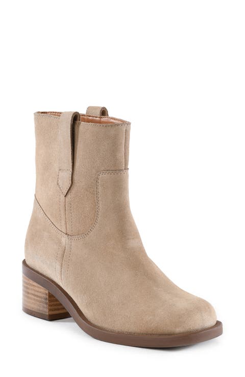 Cozy Block Heel Bootie (Women)