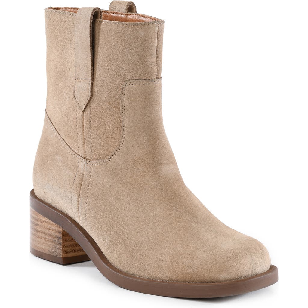 Seychelles Cozy Block Heel Bootie In Brown