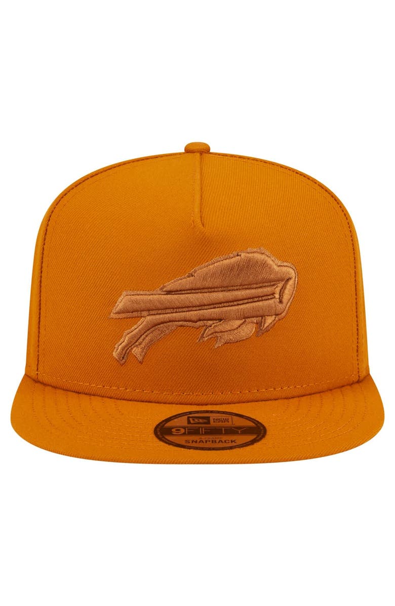 New Era Men's New Era Brown Buffalo Bills Color Pack A-Frame 9FIFTY Snapback Hat, Alternate, color, Brown