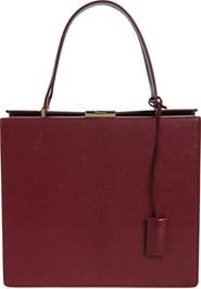 TOM FORD Grained Leather Top Handle Bag