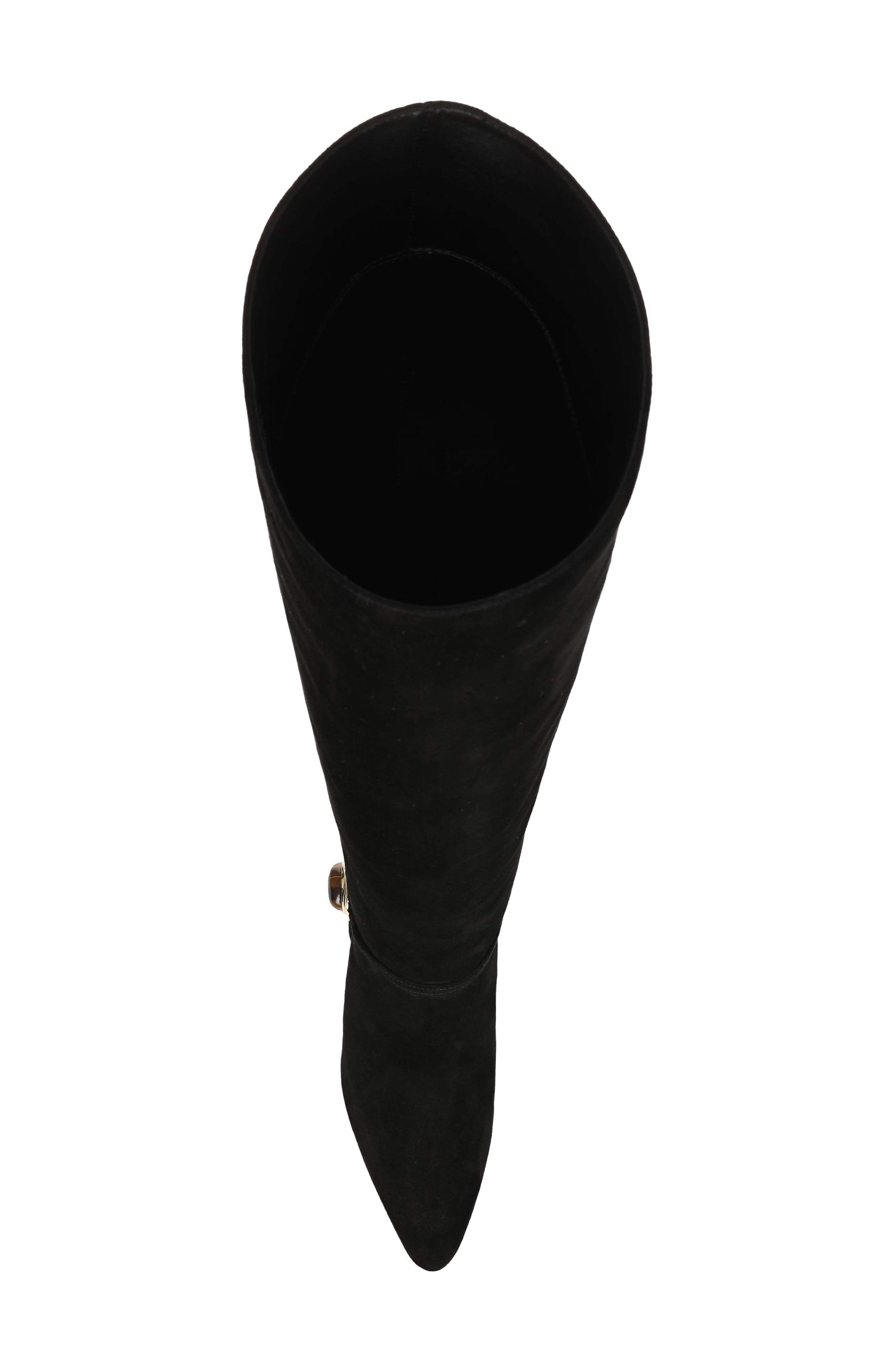 Angeline Knee High Boot, Alternate, color, BLACK SUEDE