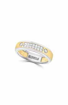 EFFY Two-Tone Pavé Diamond Band Ring