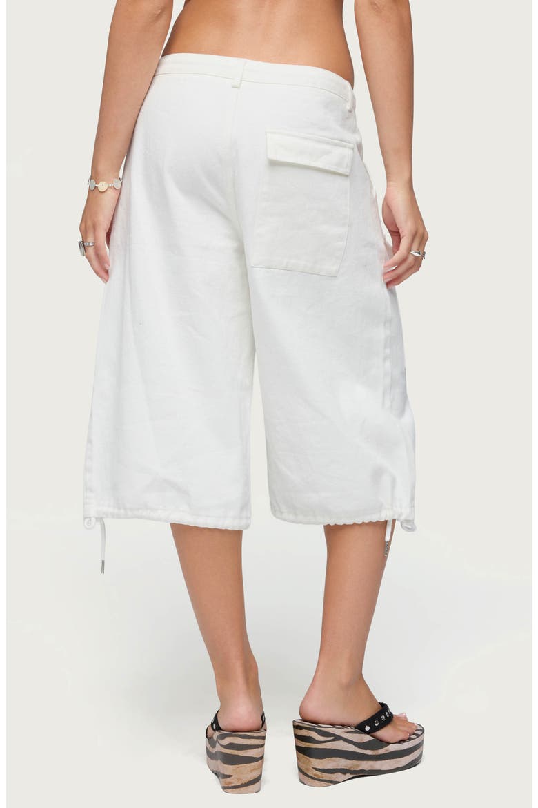Cargo Bermuda Shorts, Alternate, color, WHITE