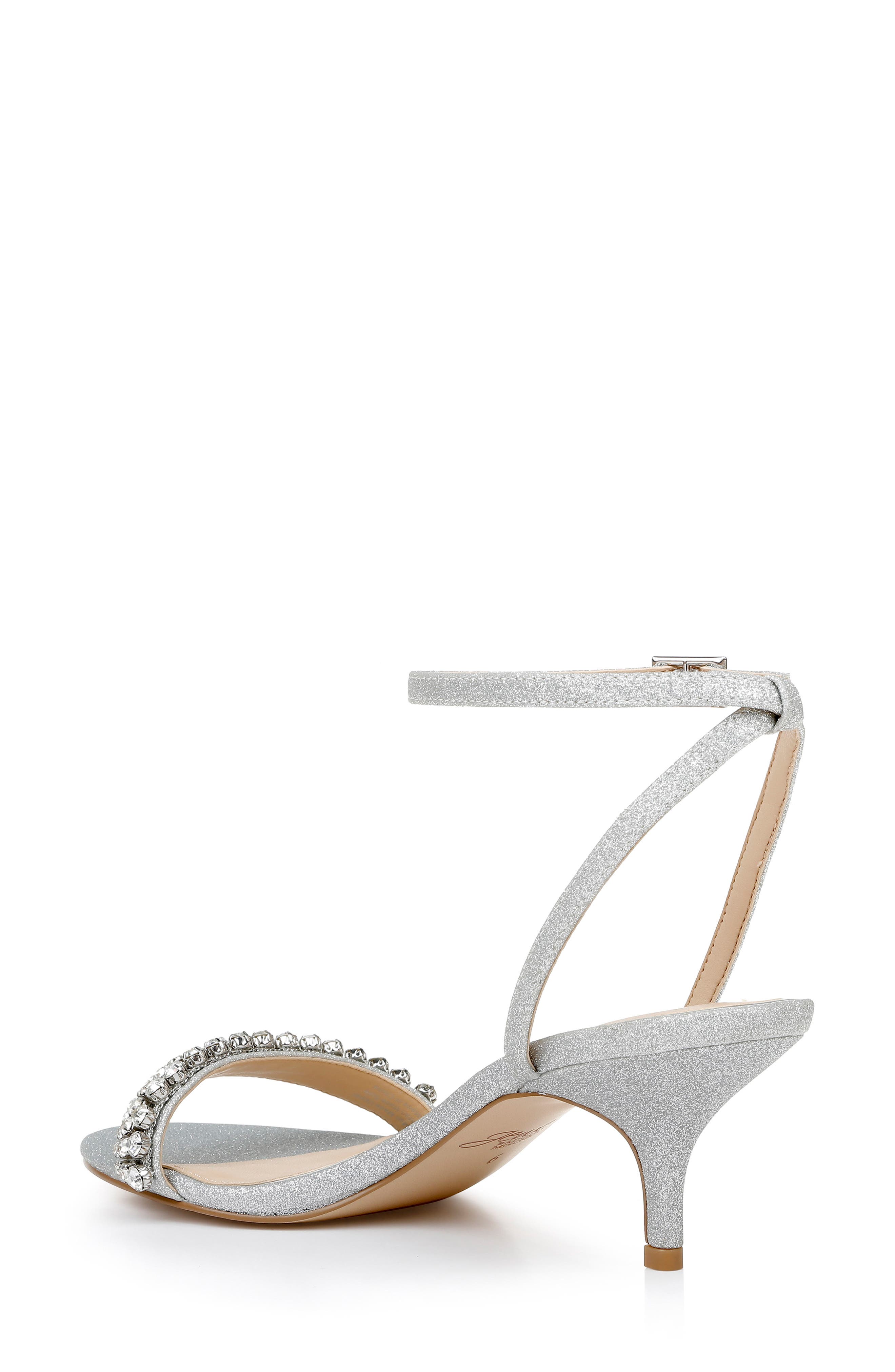Jewel Badgley Mischka Loren Ankle Strap Sandal, Alternate, color, 