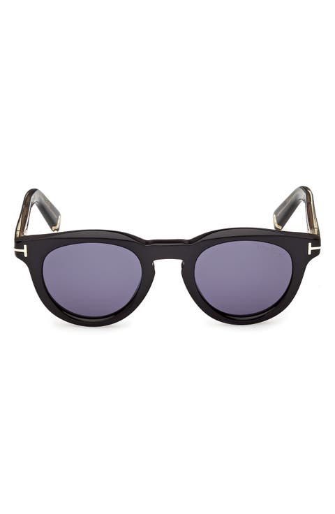 47mm Small Round Sunglasses