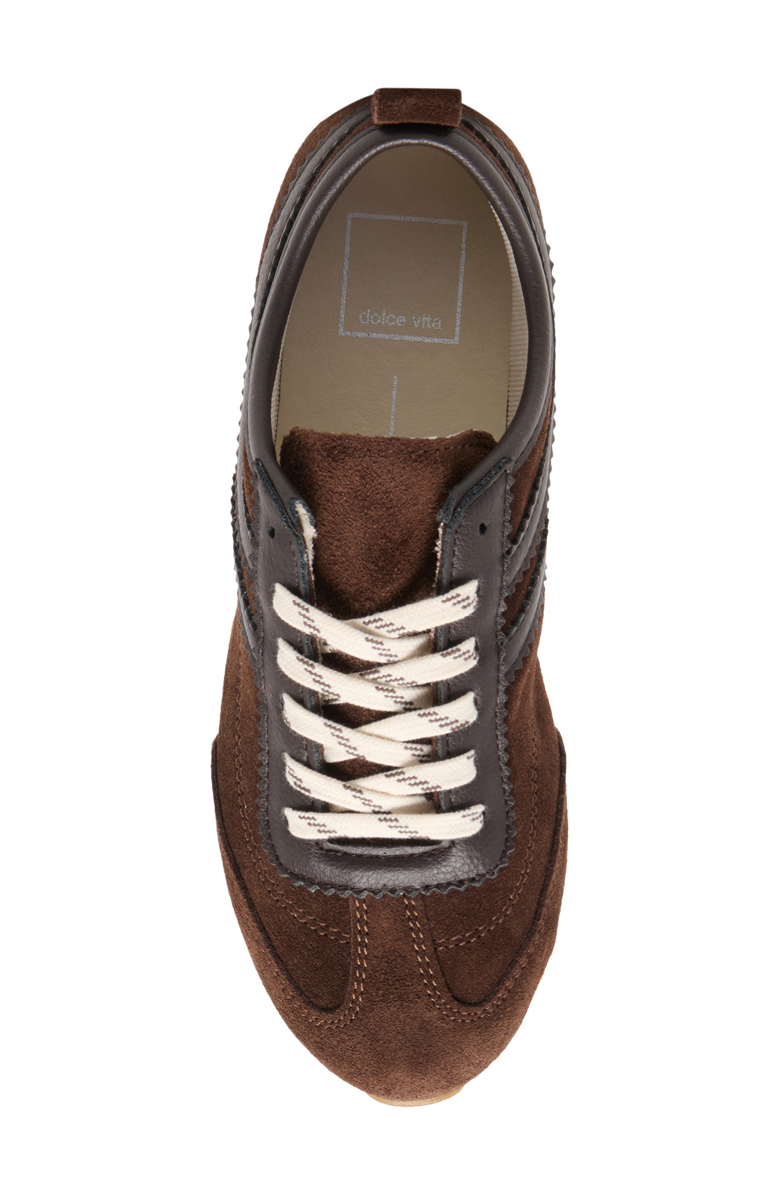 Viper Sneaker, Alternate, color, DARK BROWN SUEDE