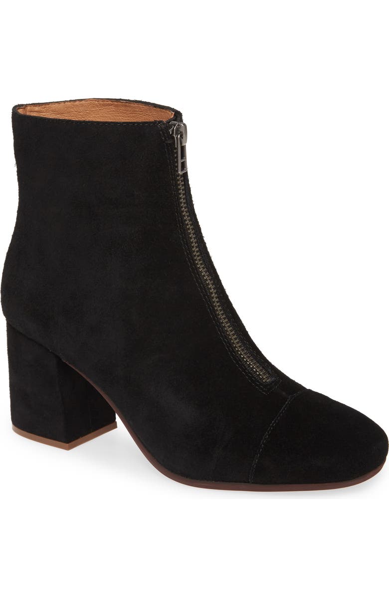 Madewell The Amalia Zip Suede Boot, Main, color,