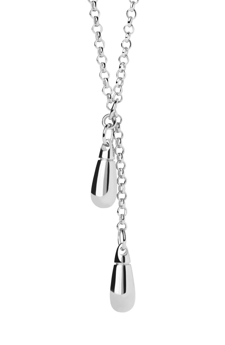 PDPAOLA Tango Chain Necklace, Alternate, color, Silver