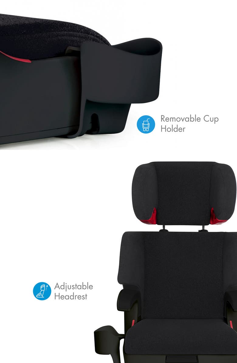 Clek Oobr Convertible High Back/Backless Booster Seat, Alternate, color, Railroad Ziip