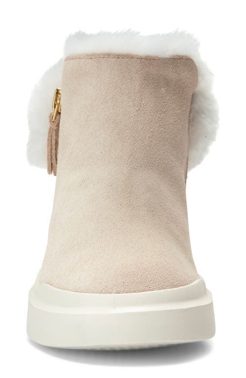 Cole Haan Grandpro Rally Faux Fur Trim Bootie In Neutral
