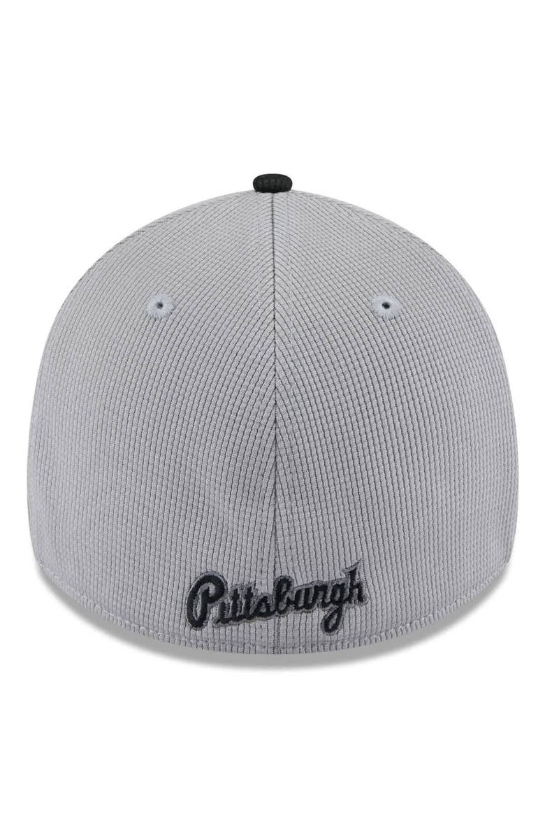 New Era Men's New Era  Gray/Black Pittsburgh Pirates 2025 Batting Practice 39THIRTY Flex Hat, Alternate, color, 