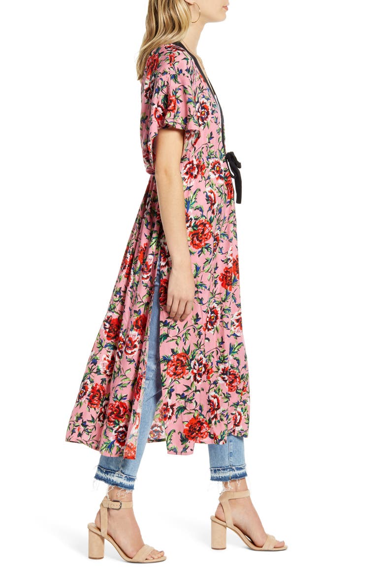 NFC Summer Rose Duster, Alternate, color, SUMMER ROSE PRINT