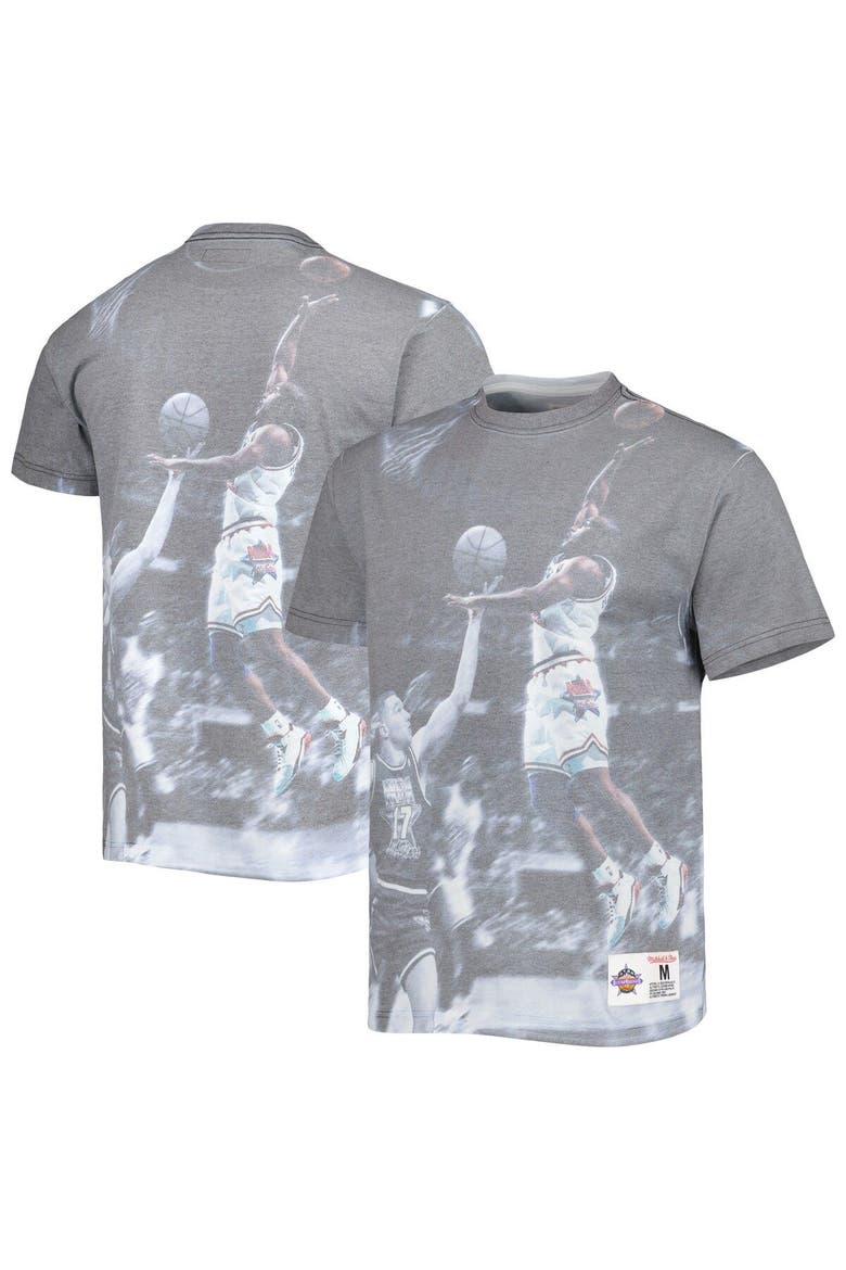 Men's Mitchell & Ness Golden State Warriors Above the Rim Graphic T-Shirt, Main, color, White