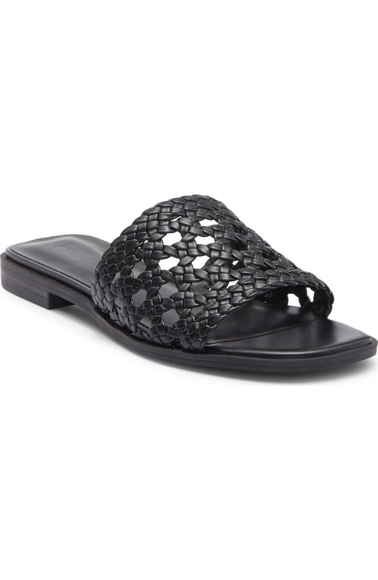NORDSTROM RACK Sheriee Sandal, Main, color, Black