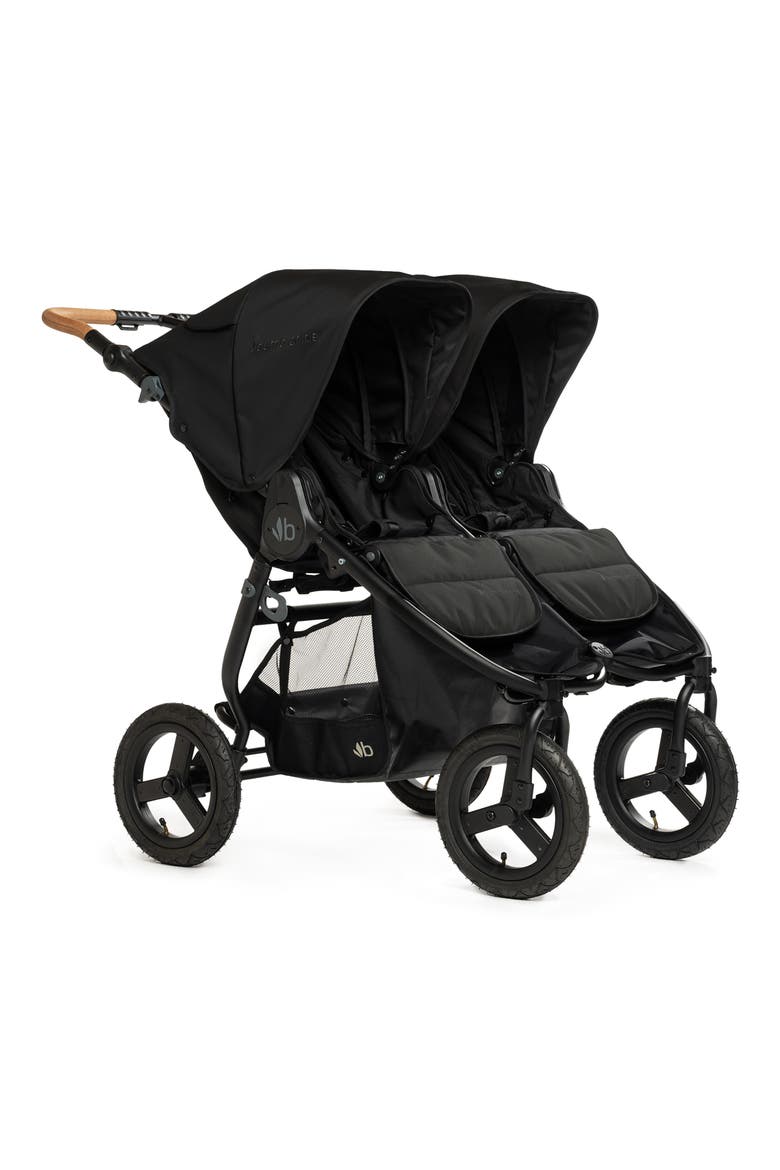 Indie Twin Double Stroller, Main, color, BLACK