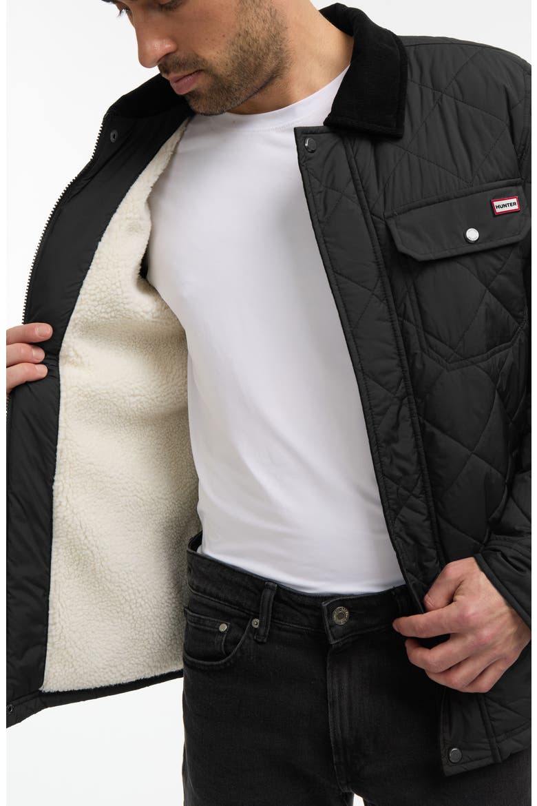 Bell Quilted Jacket, Alternate, color, BLACK