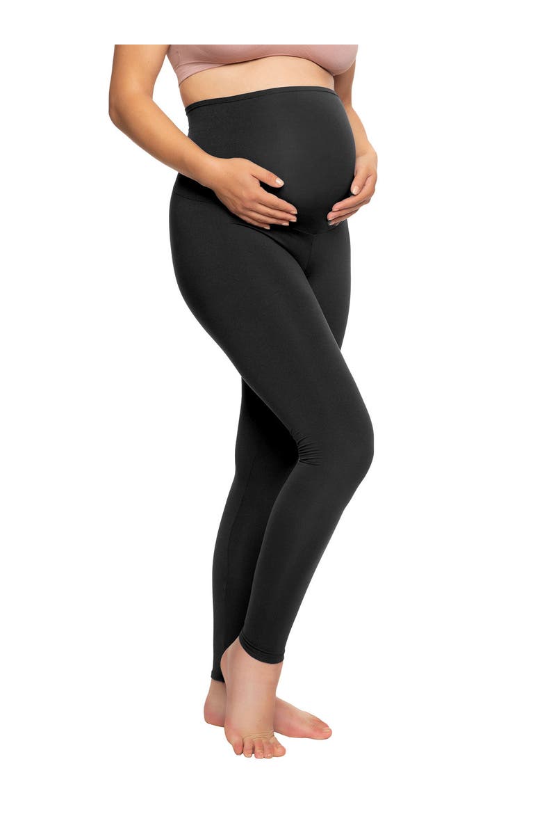 Velvety Soft Maternity Legging, Alternate, color, Black