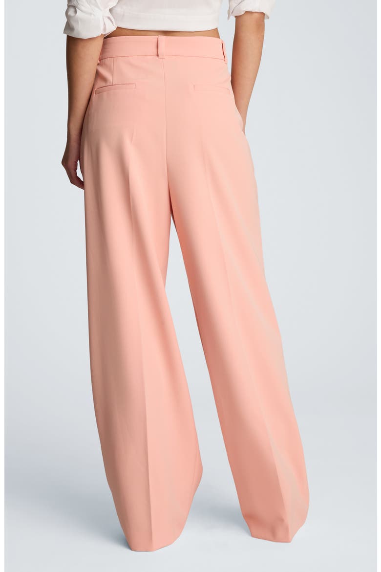 Double Pleat Wide Leg Pants, Alternate, color, SOFT PEACH