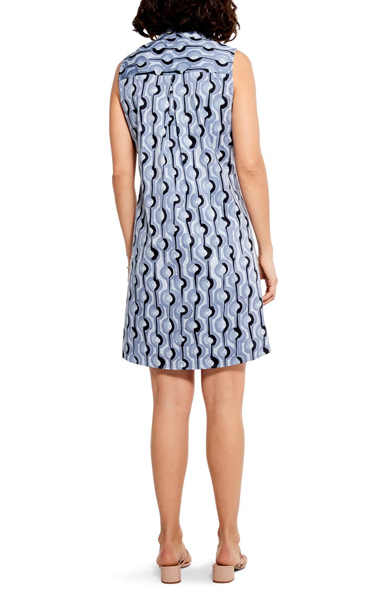 NIC+ZOE Painted Clouds Zest Sleeveless Woven Shift Dress, Alternate, color, 