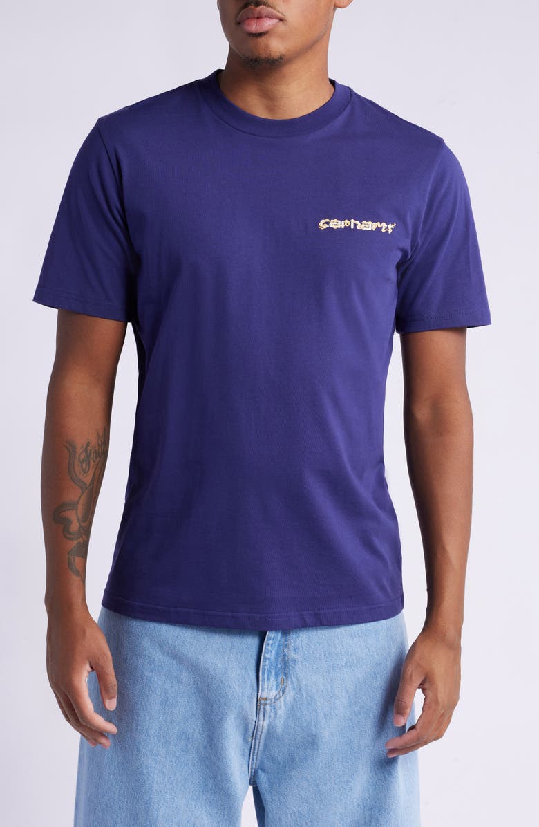 Carhartt Work In Progress Noodle Soup Organic Cotton Graphic T-Shirt, Main, color, 