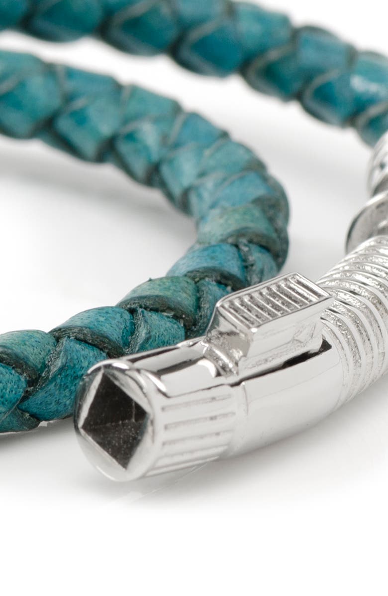 Cufflinks, Inc. Star Wars<sup>™</sup> Obi Wan Kenobi Braided Leather Lightsaber Bracelet, Alternate, color, Navy