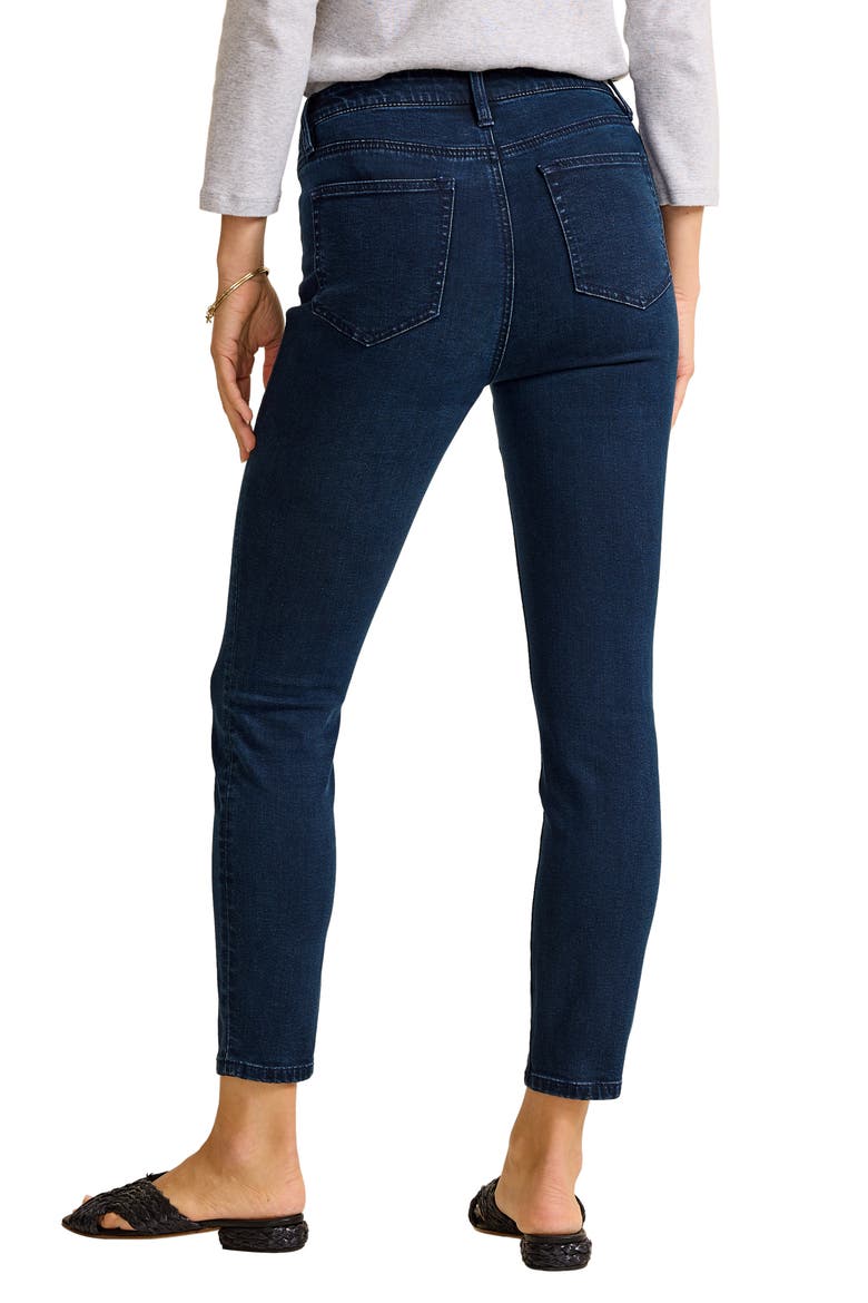 High Waist Ankle Skinny Jeans, Alternate, color, SAPPHIRE NIGHT WASH