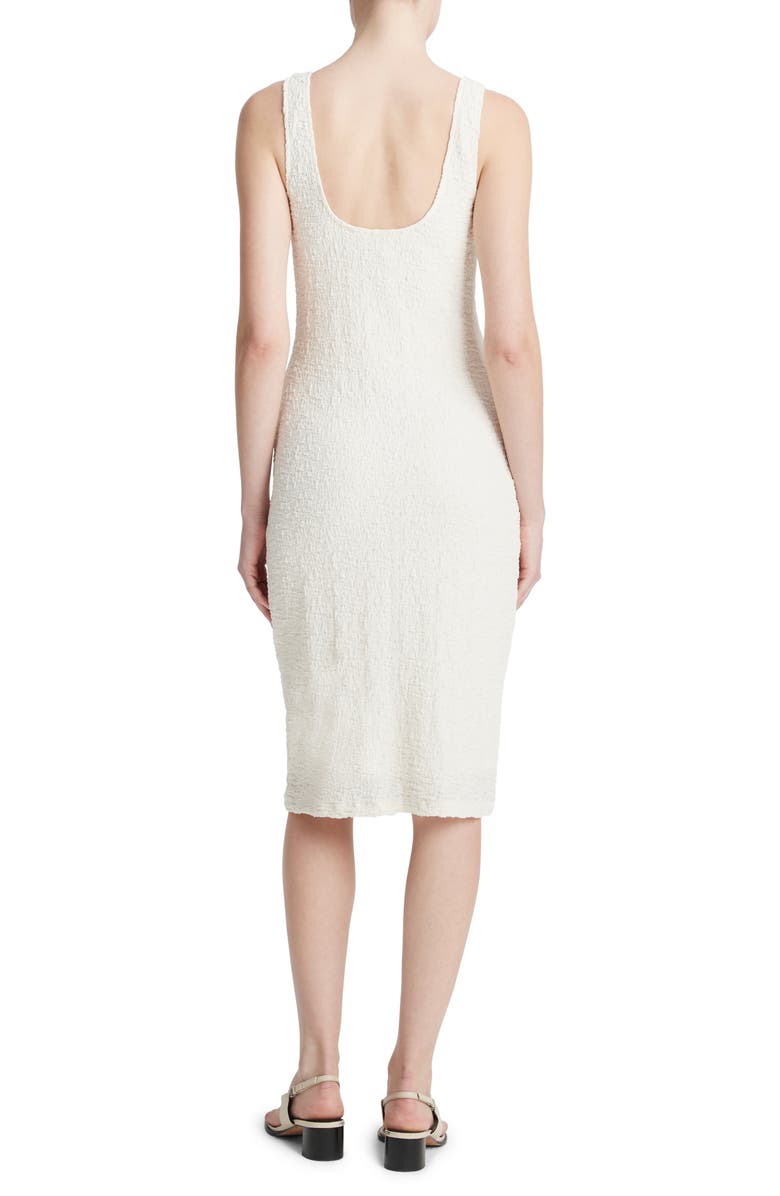 Vince Textured Cotton Blend Tank Dress, Alternate, color, Gesso