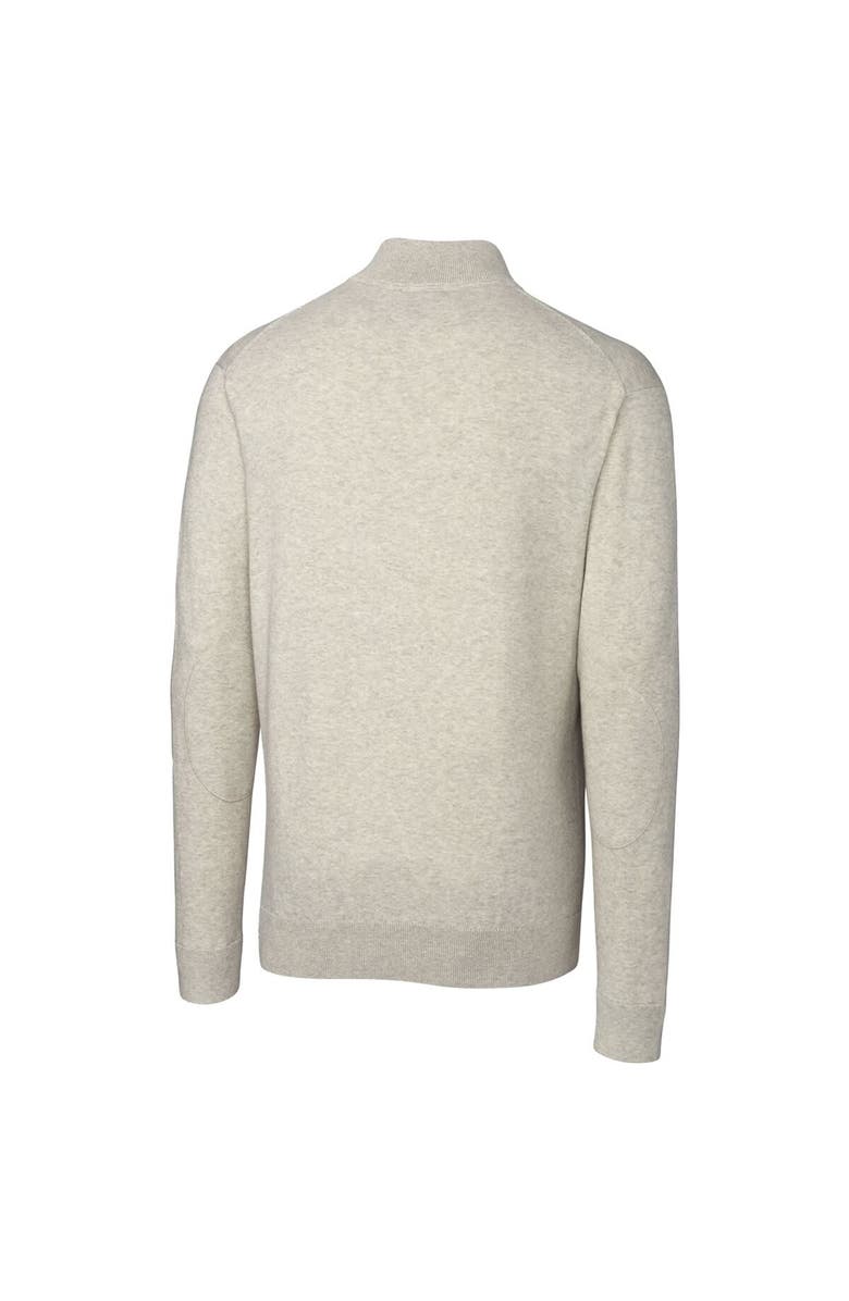 Cutter & Buck Men's Cutter & Buck Oatmeal Western Kentucky Hilltoppers Lakemont Quarter-Zip Pullover Sweater, Alternate, color,
