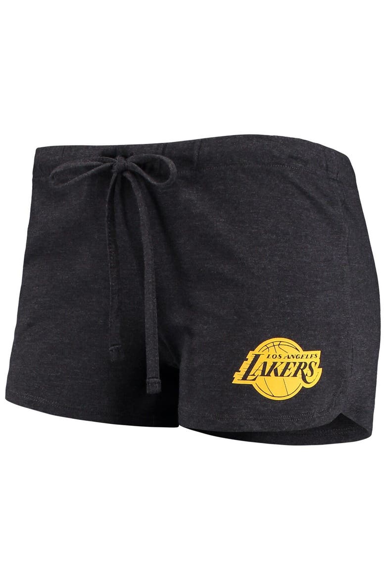 Women's Concepts Sport Charcoal Los Angeles Lakers Billboard Tank Top & Shorts Sleep Set, Alternate, color, Charcoal