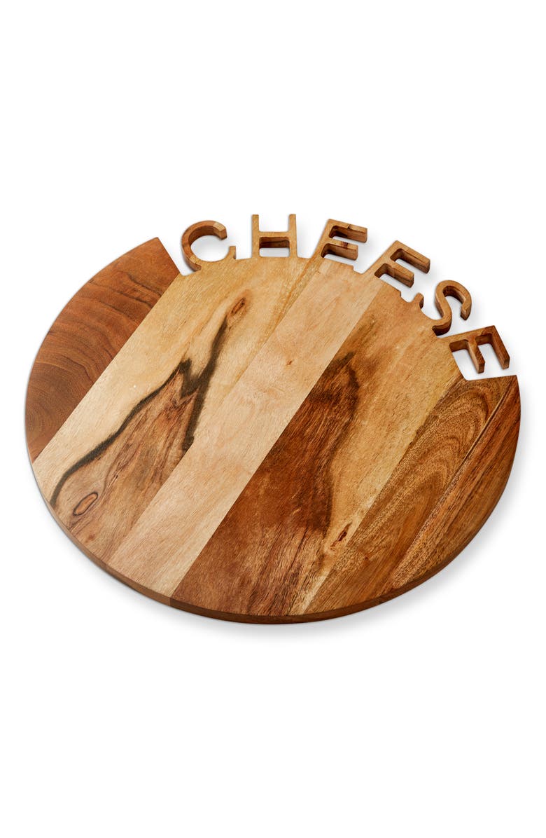 tag The Big Cheese Board Natural Acacia Wood Everyday Serving Tray, Main, color, Brown