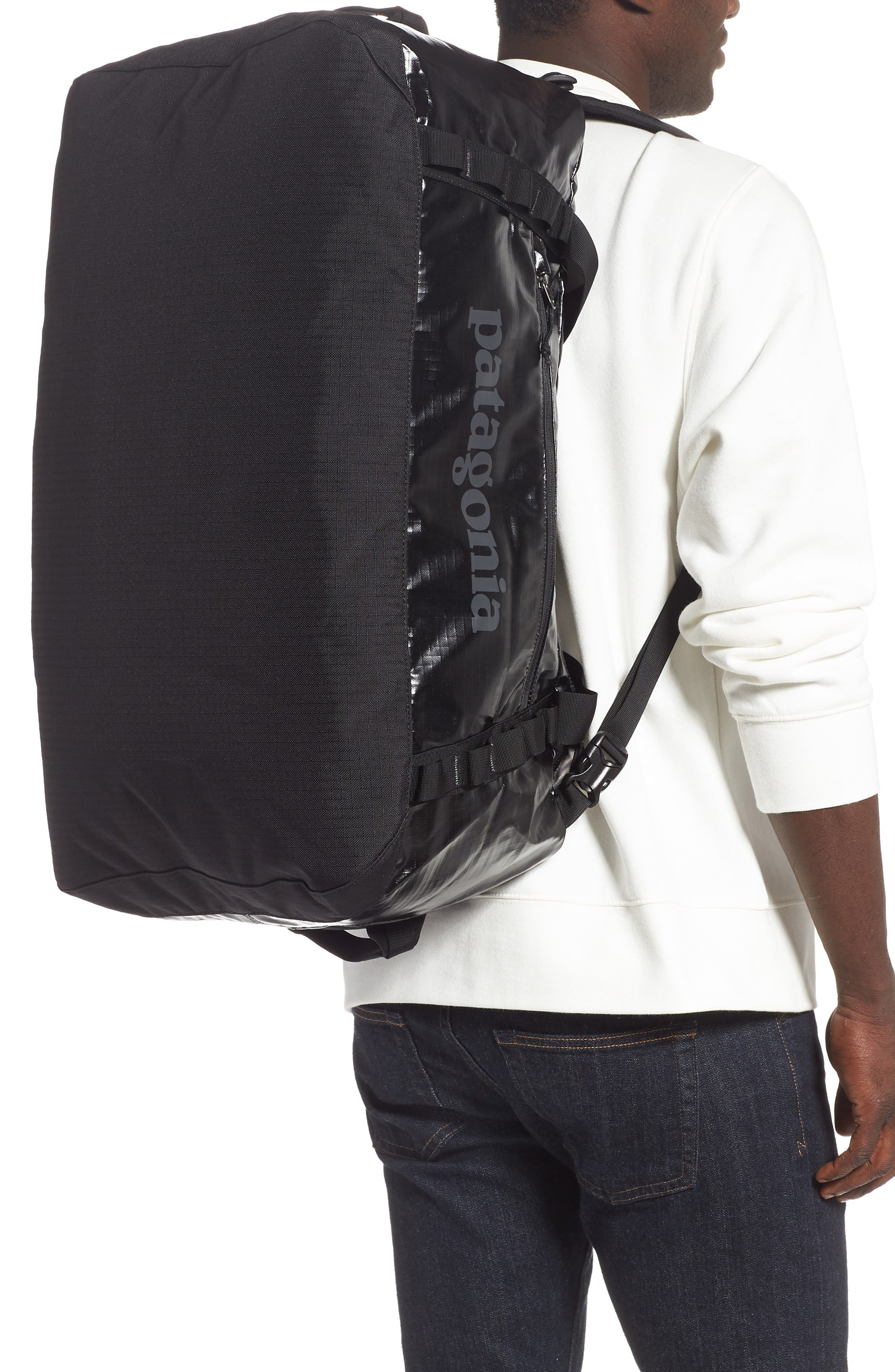 Patagonia Black Hole Water Repellent 55-Liter Duffle Bag, Alternate, color, 
