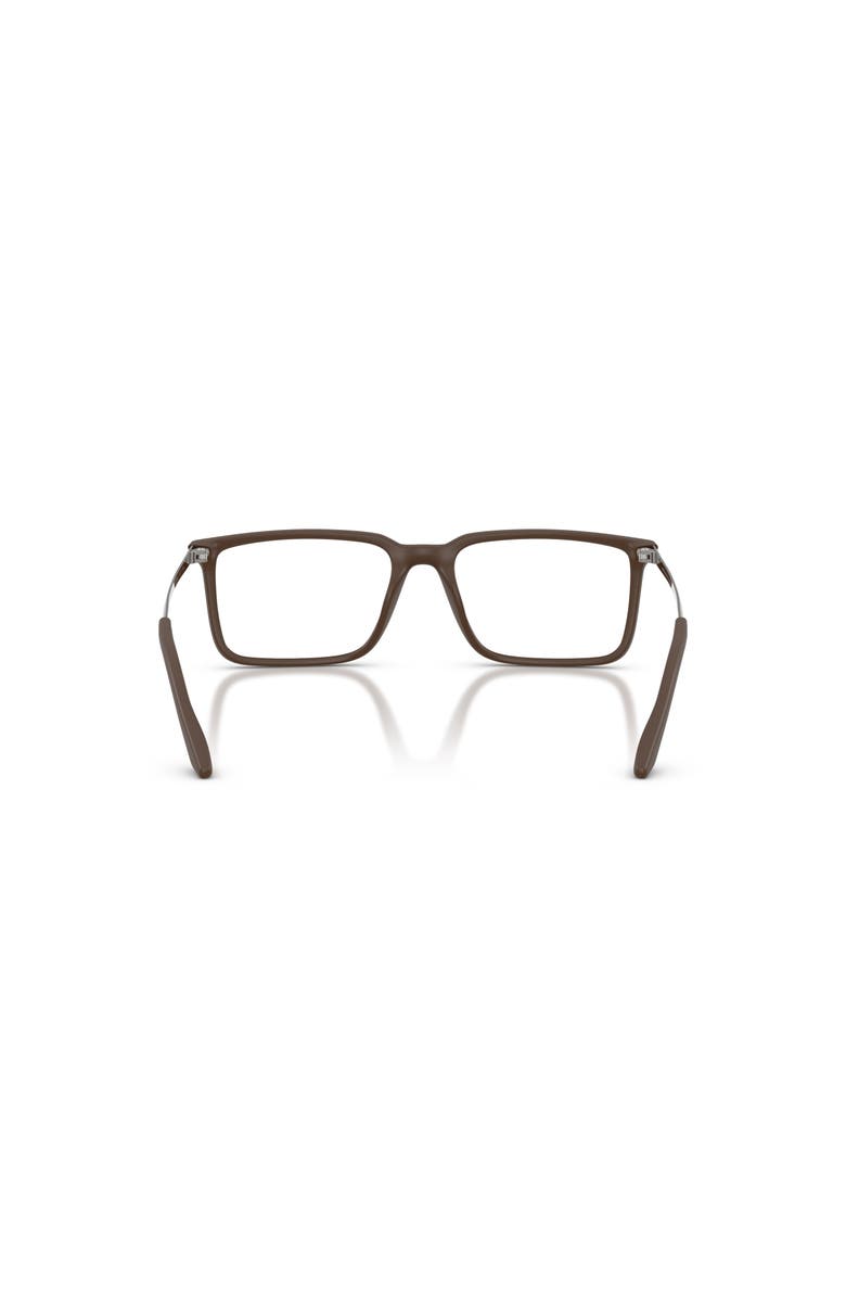 Armani Exchange 54mm Square optical glasses, Alternate, color, Brown