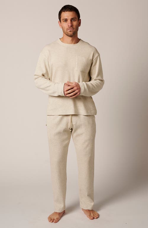 Leisure Lab Cozy Cotton Sweatpants In Neutral
