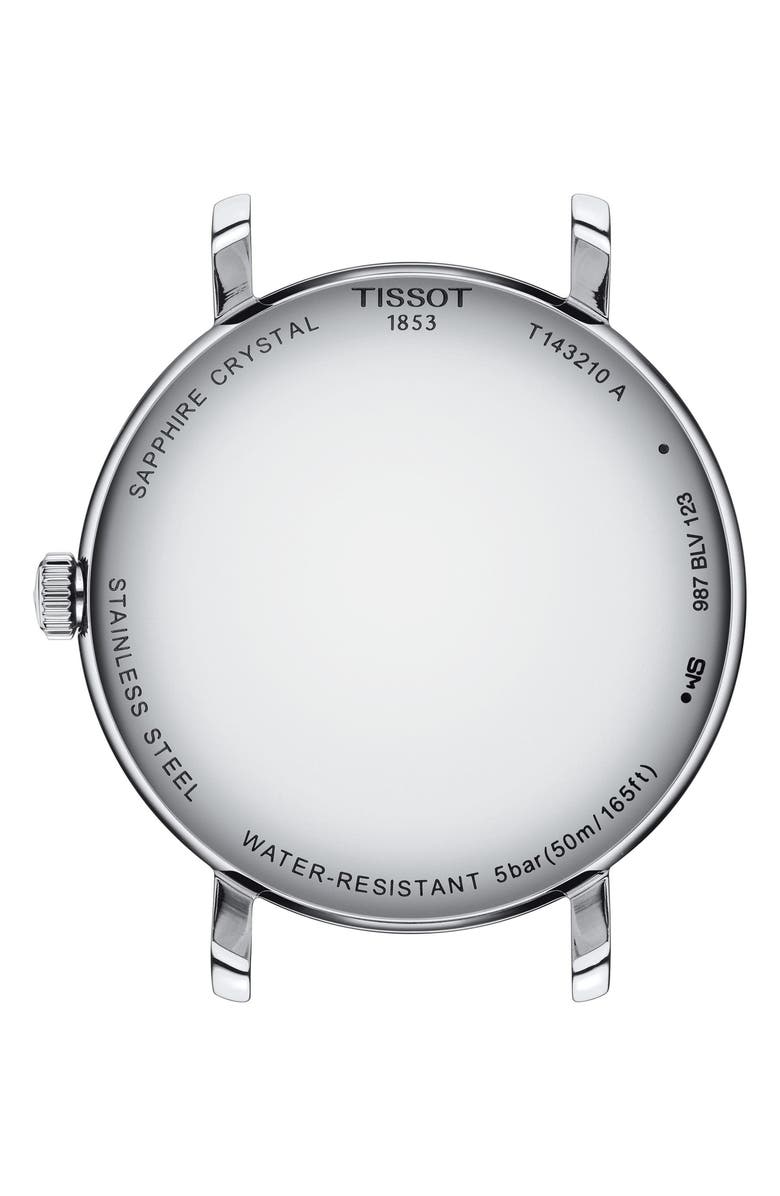 Tissot Everytime Mesh Strap Watch, 34mm, Alternate, color, Grey