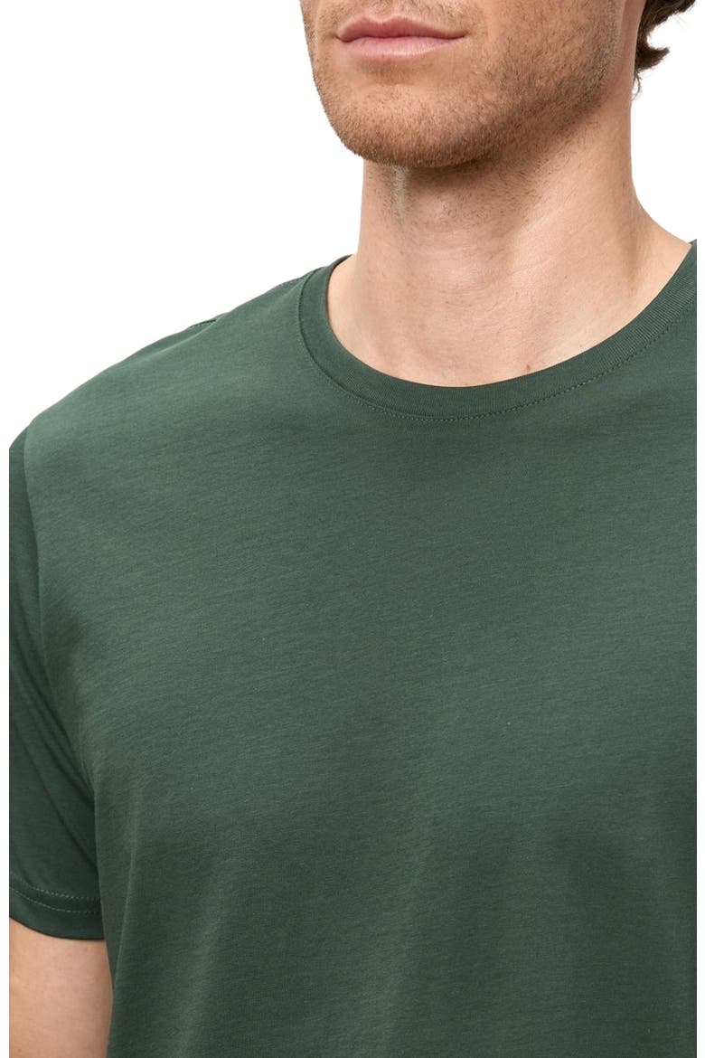 Organic Cotton Softspun Crew Neck Tee, Alternate, color, Pine Green