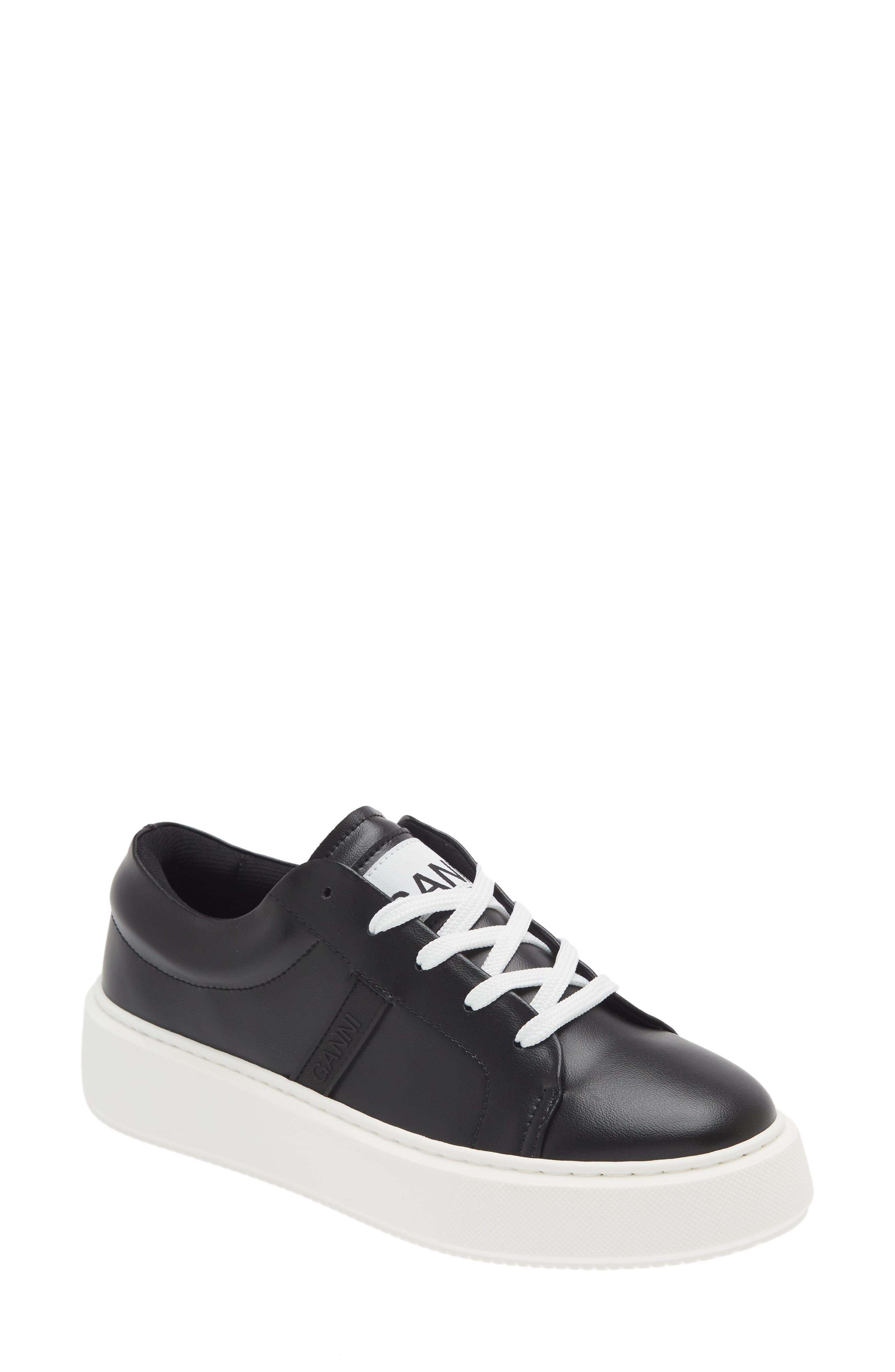 Ganni Platform Sneaker, Main, color, 