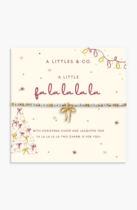 Christmas Little Stories 'fa La La La La' Bracelet