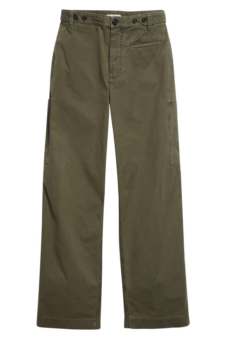 Cotton Straight Leg Cargo Pants, Alternate, color, KHAKI