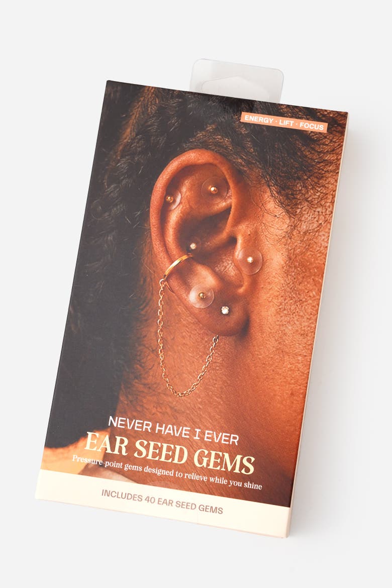 Ear Seed Gems Energy Lift Focus, Main, color, Metallic Gold