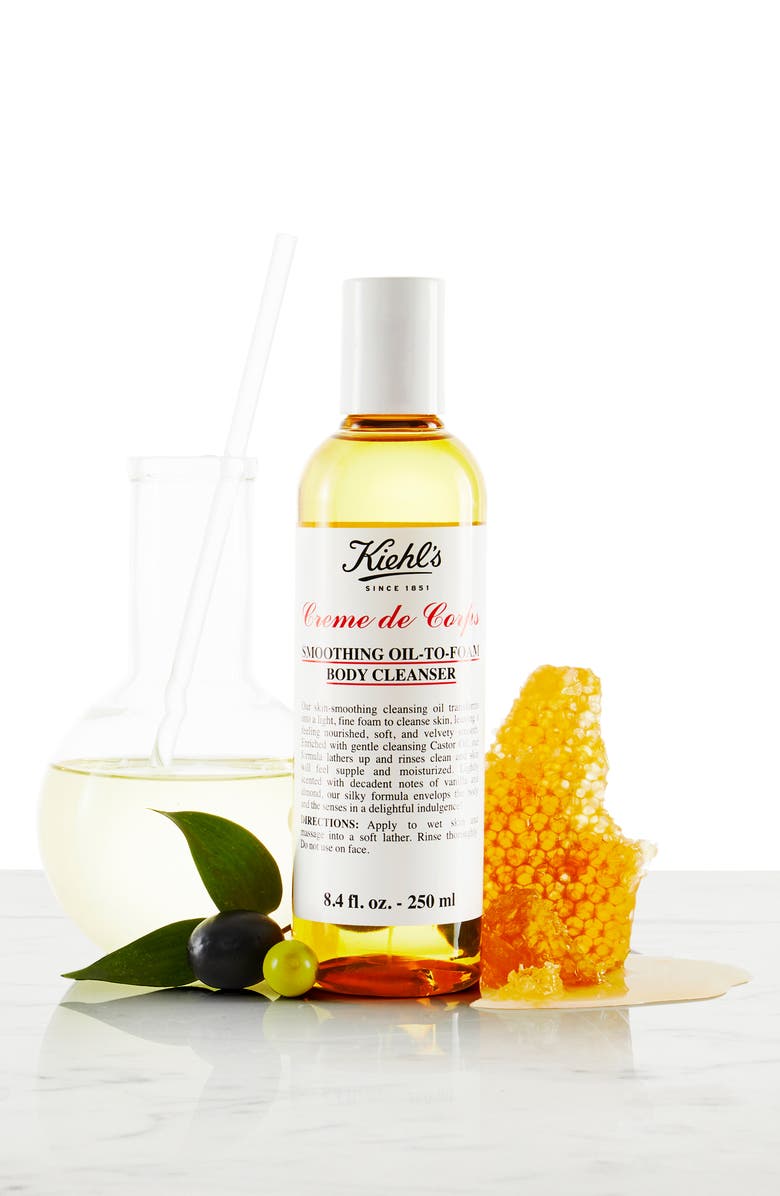 Kiehl's Since 1851 Creme de Corps Smoothing Oil-to-Foam Body Cleanser, Alternate, color,