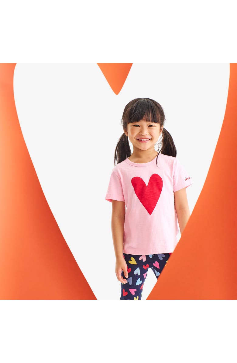 Primary Kids Heart Tee, Alternate, color, Blossom Heart