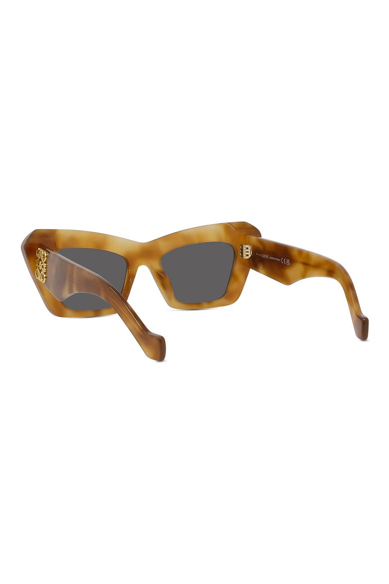 Anagram 51mm Cat Eye Sunglasses, Alternate, color, BLONDE HAVANA / SMOKE
