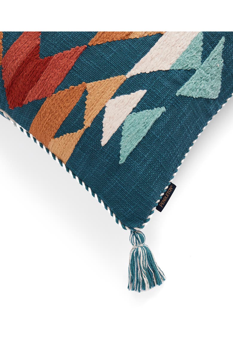 Pendleton Summerland Accent Pillow, Alternate, color, Teal