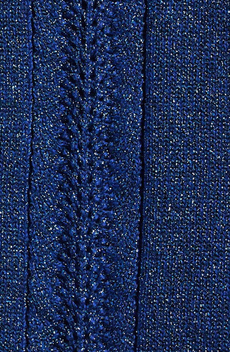 Mini Boden Kids' Sparkle Frill Neck Cardigan, Alternate, color, 